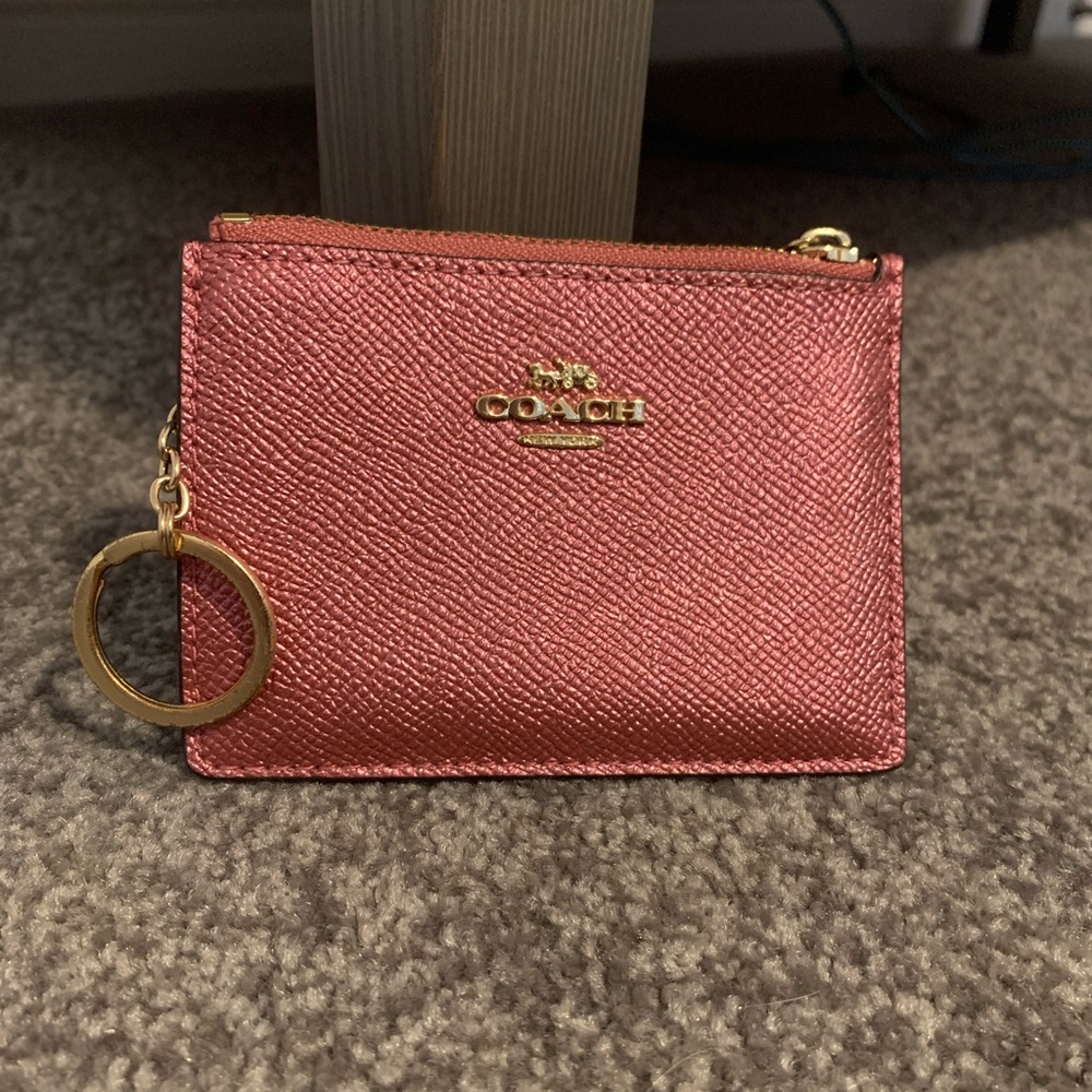 Coach Card Holder with Key Ring